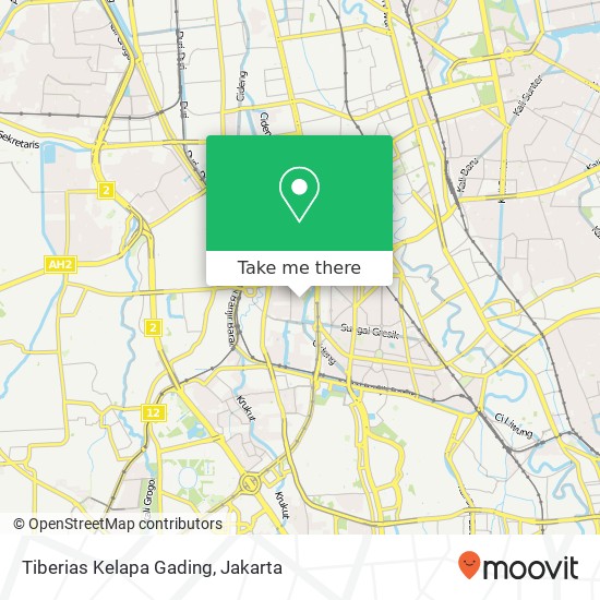 Tiberias Kelapa Gading map