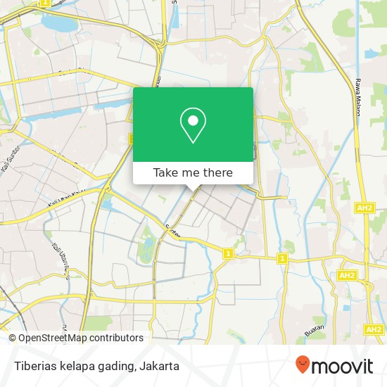 Tiberias kelapa gading map