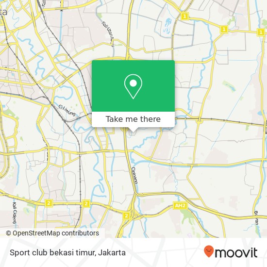 Sport club bekasi timur map