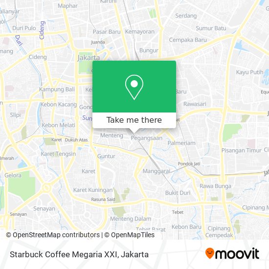 Starbuck Coffee Megaria XXI map