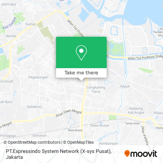 PT.Expressindo System Network (X-sys Pusat) map