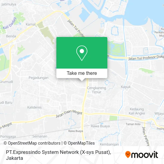 PT.Expressindo System Network (X-sys Pusat) map