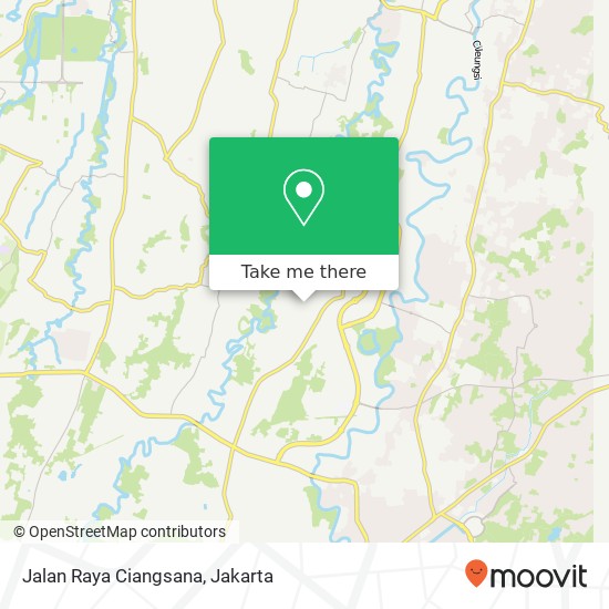 Jalan Raya Ciangsana map