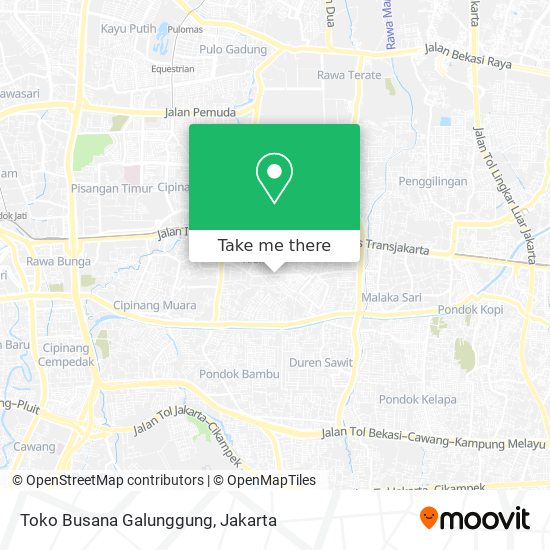 Toko Busana Galunggung map