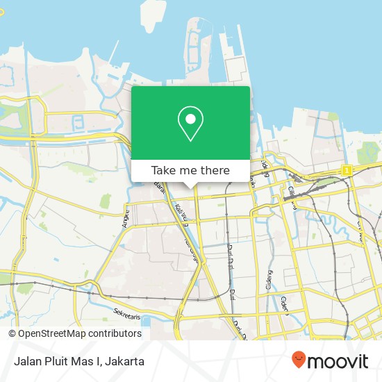 Jalan Pluit Mas I map