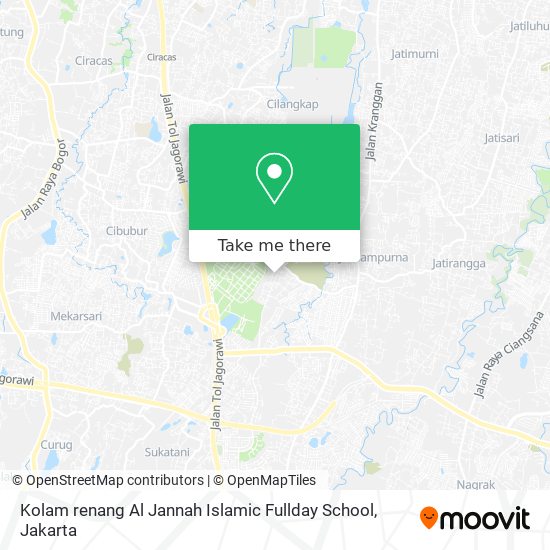 Kolam renang Al Jannah Islamic Fullday School map