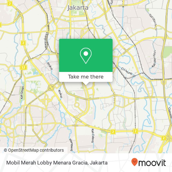 Mobil Merah Lobby Menara Gracia map