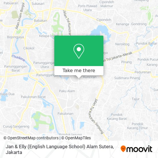 Jan & Elly (English Language School) Alam Sutera map