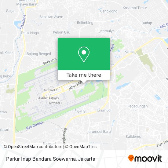 Parkir Inap Bandara Soewarna map