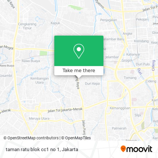taman ratu blok cc1 no 1 map