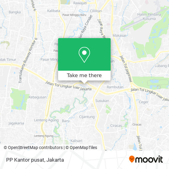 PP Kantor pusat map