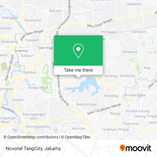 Novotel TangCity map