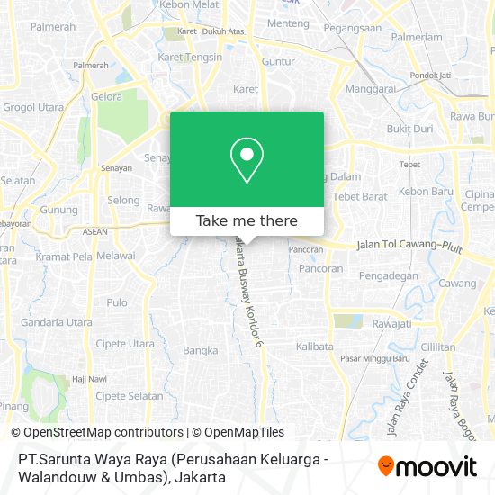 PT.Sarunta Waya Raya (Perusahaan Keluarga - Walandouw & Umbas) map