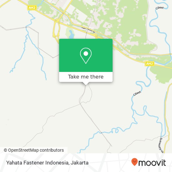 Yahata Fastener Indonesia map