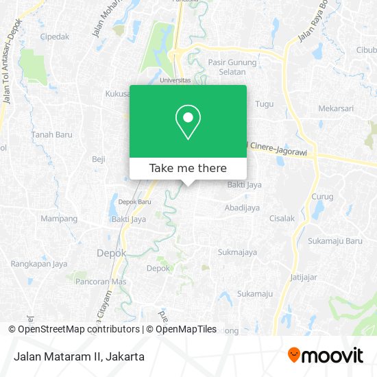 Jalan Mataram II map