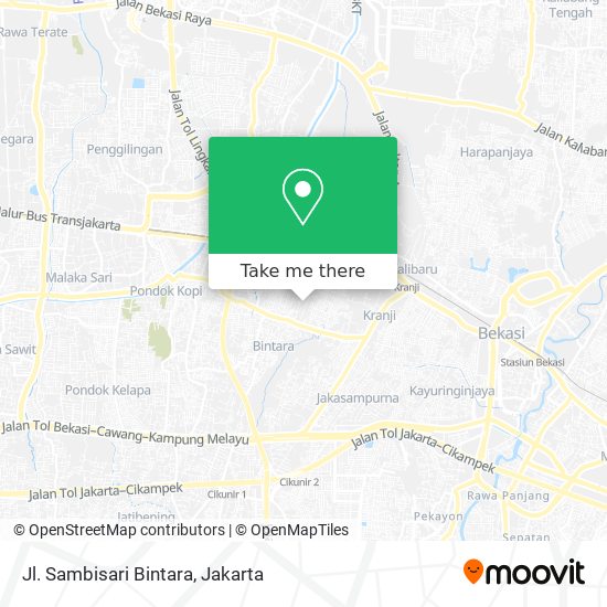 Jl. Sambisari Bintara map
