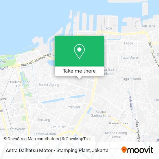 Astra Daihatsu Motor - Stamping Plant map