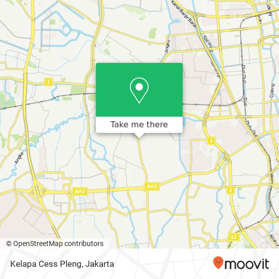 Kelapa Cess Pleng map