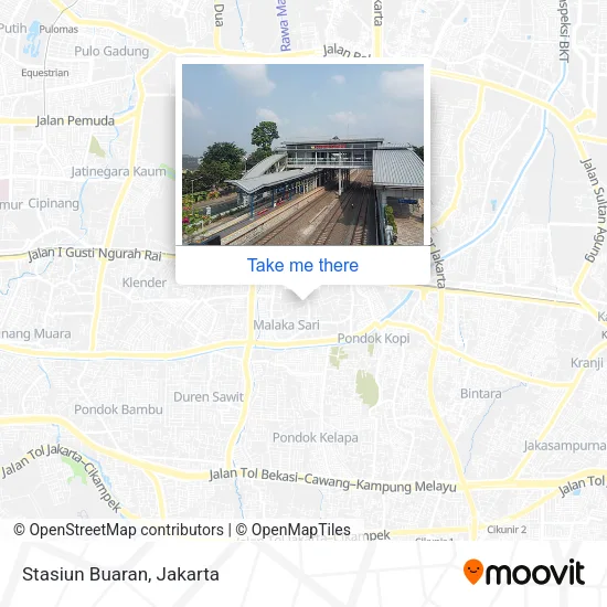 Stasiun Buaran map