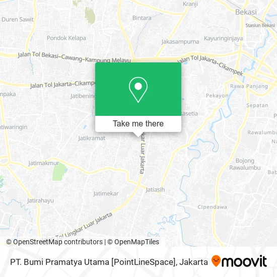 PT. Bumi Pramatya Utama [PointLineSpace] map