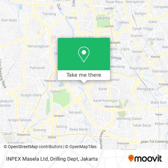 INPEX Masela Ltd, Drilling Dept map