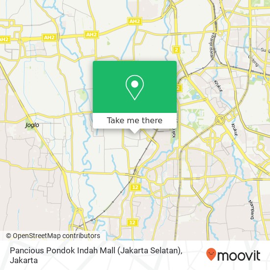 Pancious Pondok Indah Mall (Jakarta Selatan) map