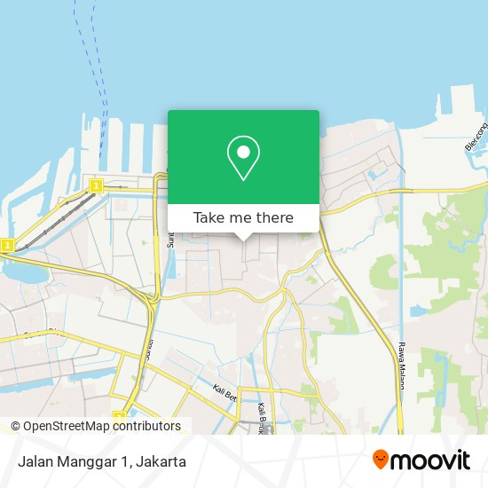 Jalan Manggar 1 map