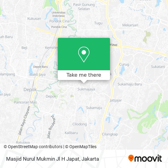 Masjid Nurul Mukmin Jl H Japat map