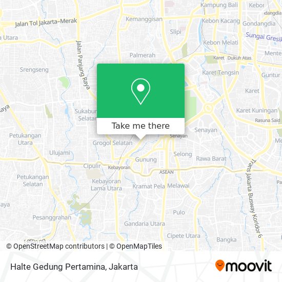 Halte Gedung Pertamina map