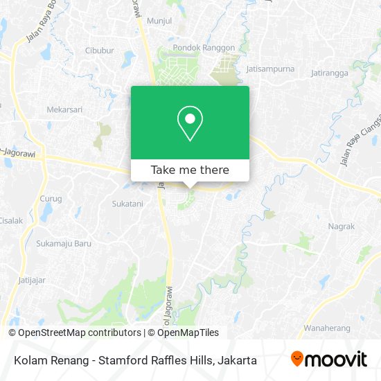 Kolam Renang - Stamford Raffles Hills map