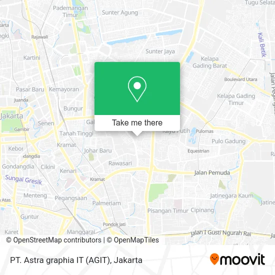 PT. Astra graphia IT (AGIT) map
