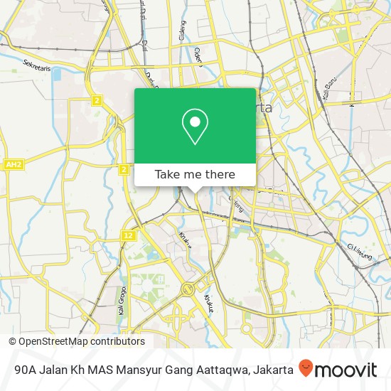 90A Jalan Kh MAS Mansyur Gang Aattaqwa map