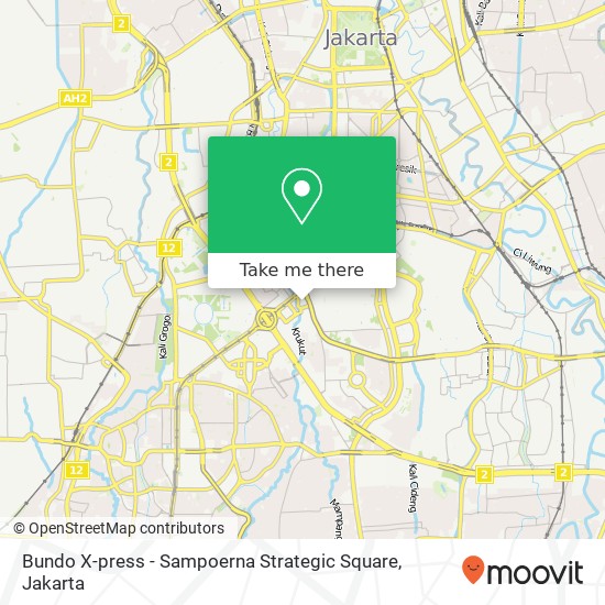 Bundo X-press - Sampoerna Strategic Square map