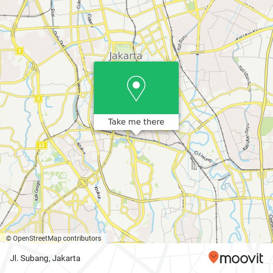 Jl. Subang map