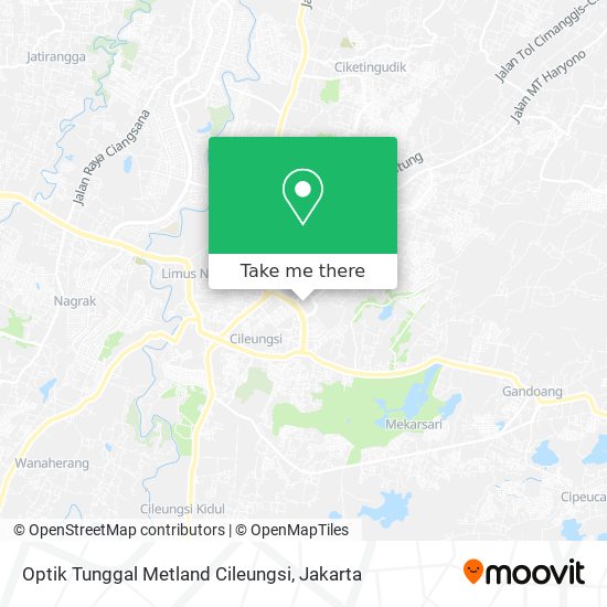 Optik Tunggal Metland Cileungsi map