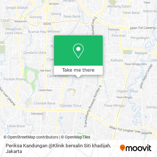 Periksa Kandungan @Klinik bersalin Siti khadijah map