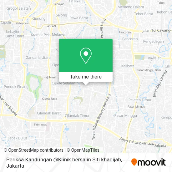 Periksa Kandungan @Klinik bersalin Siti khadijah map