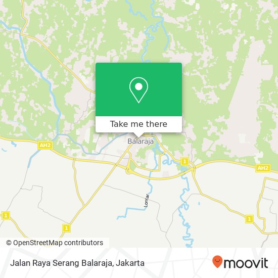Jalan Raya Serang Balaraja map