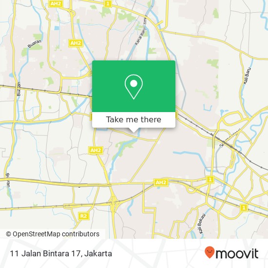 11 Jalan Bintara 17 map