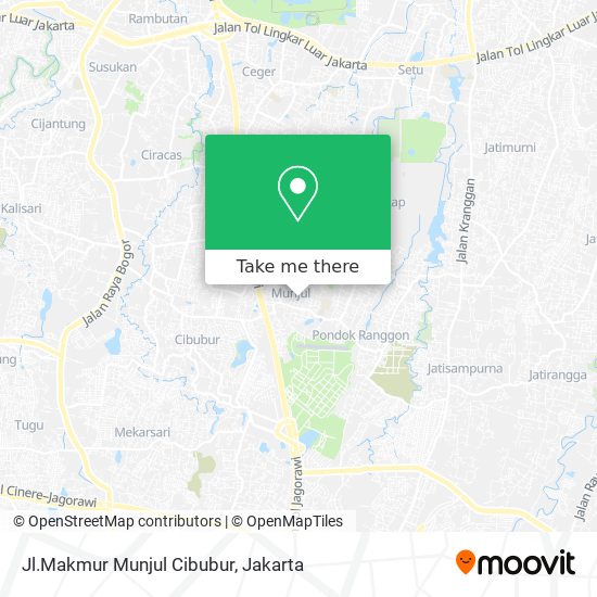 Jl.Makmur  Munjul Cibubur map