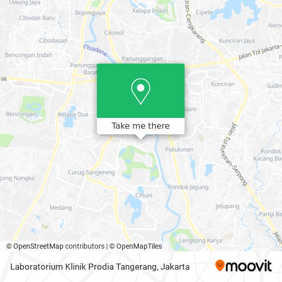 Laboratorium Klinik Prodia Tangerang map