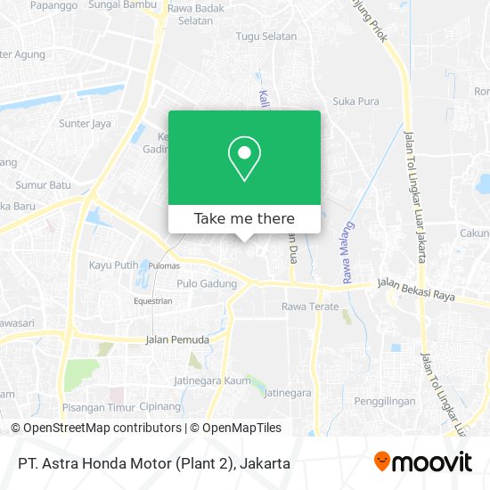 PT. Astra Honda Motor (Plant 2) map