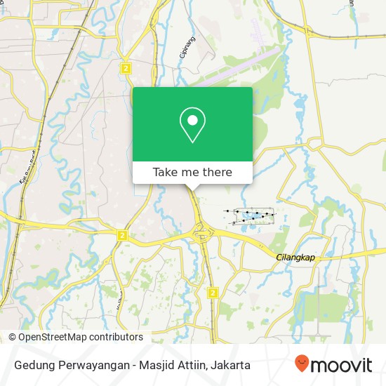 Gedung Perwayangan - Masjid Attiin map