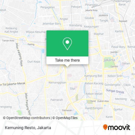 Kemuning Resto map