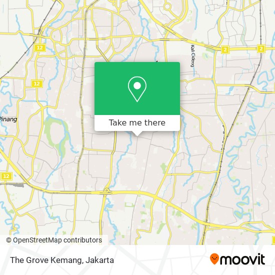 The Grove Kemang map