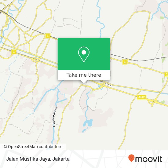 Jalan Mustika Jaya map