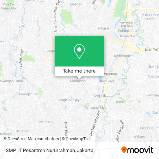 SMP IT Pesantren Nururrahman map