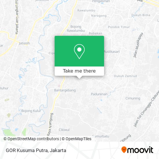 GOR Kusuma Putra map