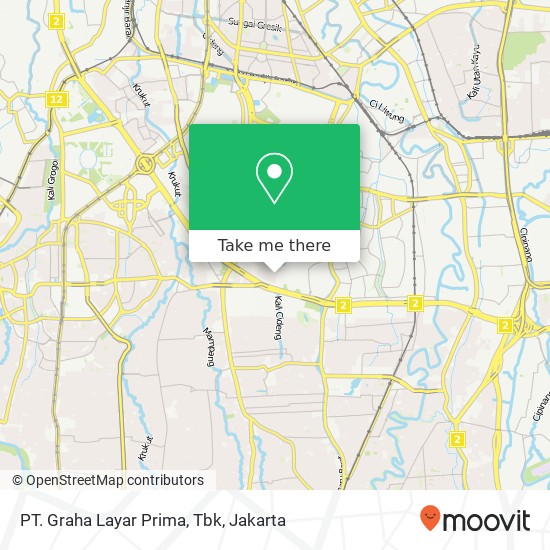 PT. Graha Layar Prima, Tbk map