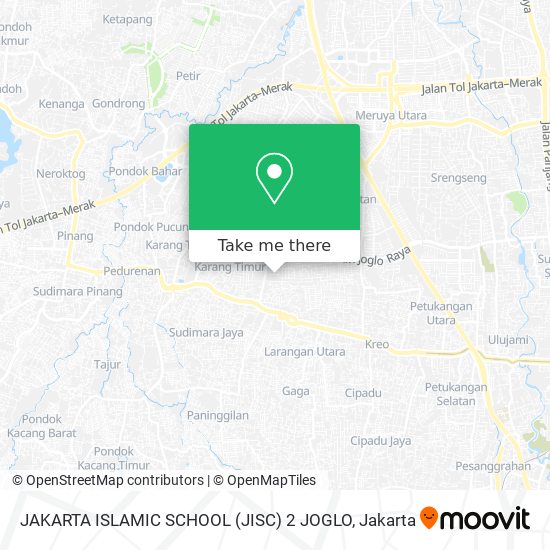 JAKARTA ISLAMIC SCHOOL (JISC)  2 JOGLO map